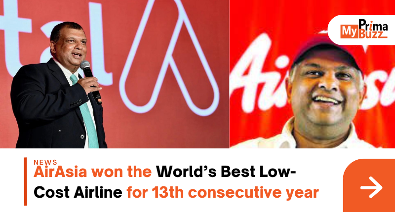 Airasia Won The World’s Best Low-Cost Airline For 13Th Consecutive Year