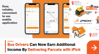 Bus Drivers Can Now Earn Additional Income By Delivering Parcels With Ipick