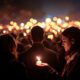 Candlelight Vigil For Victims Of Turkiye Terrorist Attack.