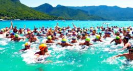 Athletes Competing In Ironman Malaysia At Langkawi.