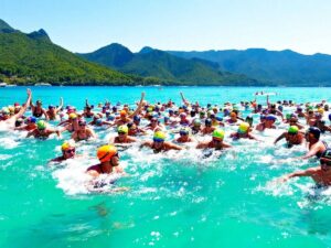 Athletes Competing In Ironman Malaysia At Langkawi.