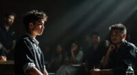 Courtroom Scene With A Malaysian Student Receiving A Sentence.