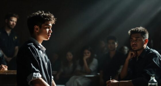 Courtroom Scene With A Malaysian Student Receiving A Sentence.