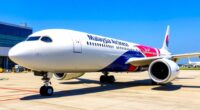 Malaysia Airlines Airbus A330Neo On The Tarmac.